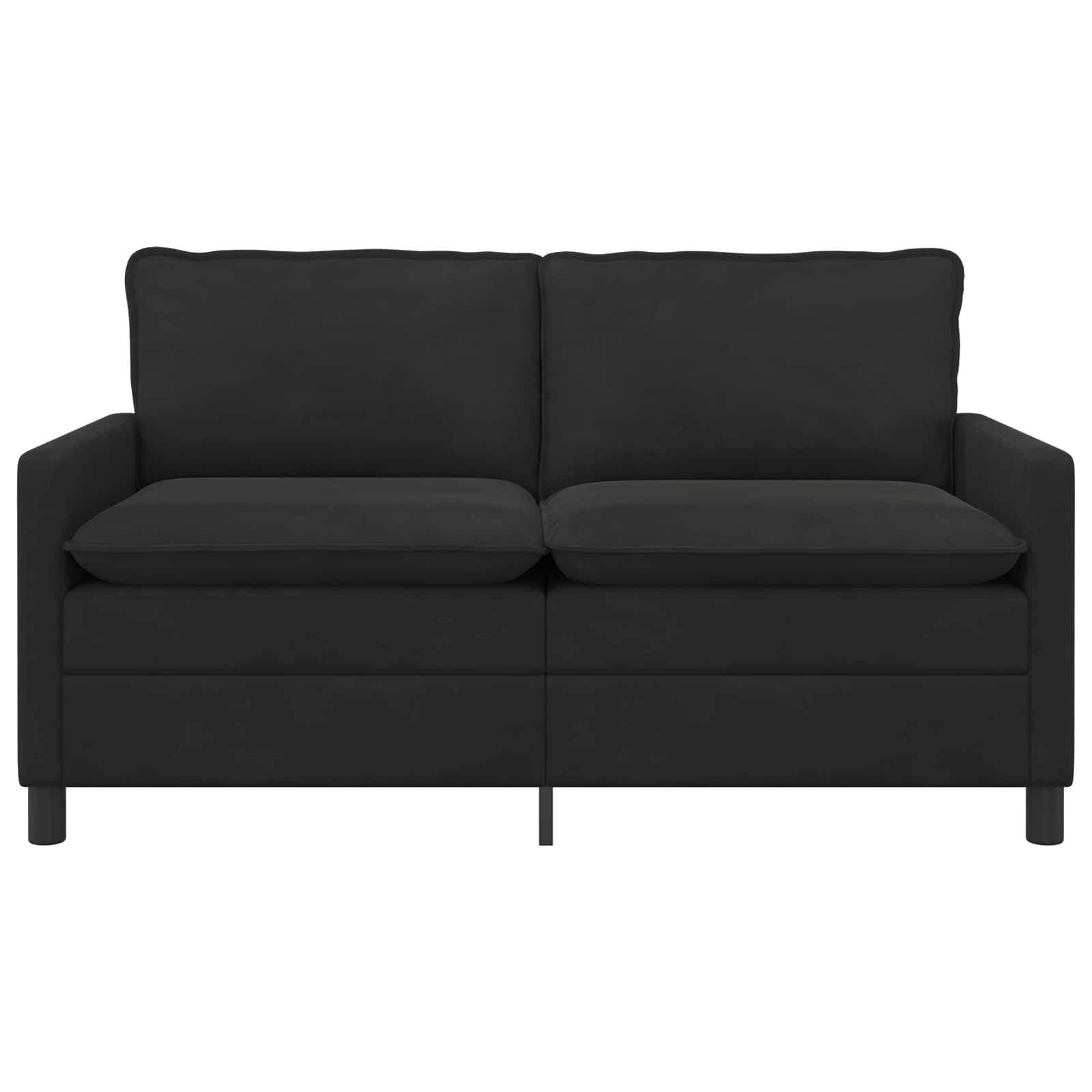 Sofa Black 156 x 81 x 87.5 cm Velvet