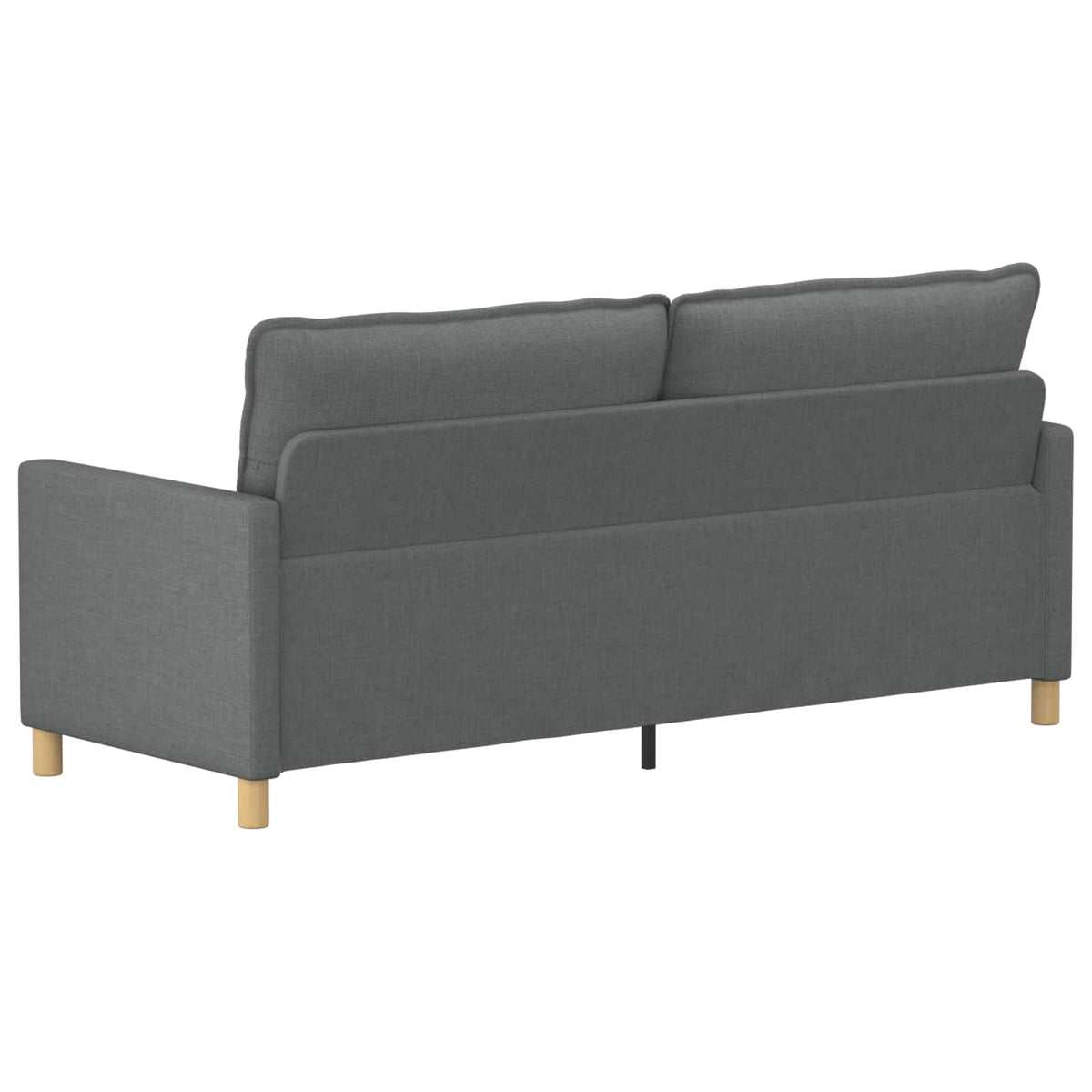 Sofa Dark Grey 196 x 81 x 87.5 cm Fabric