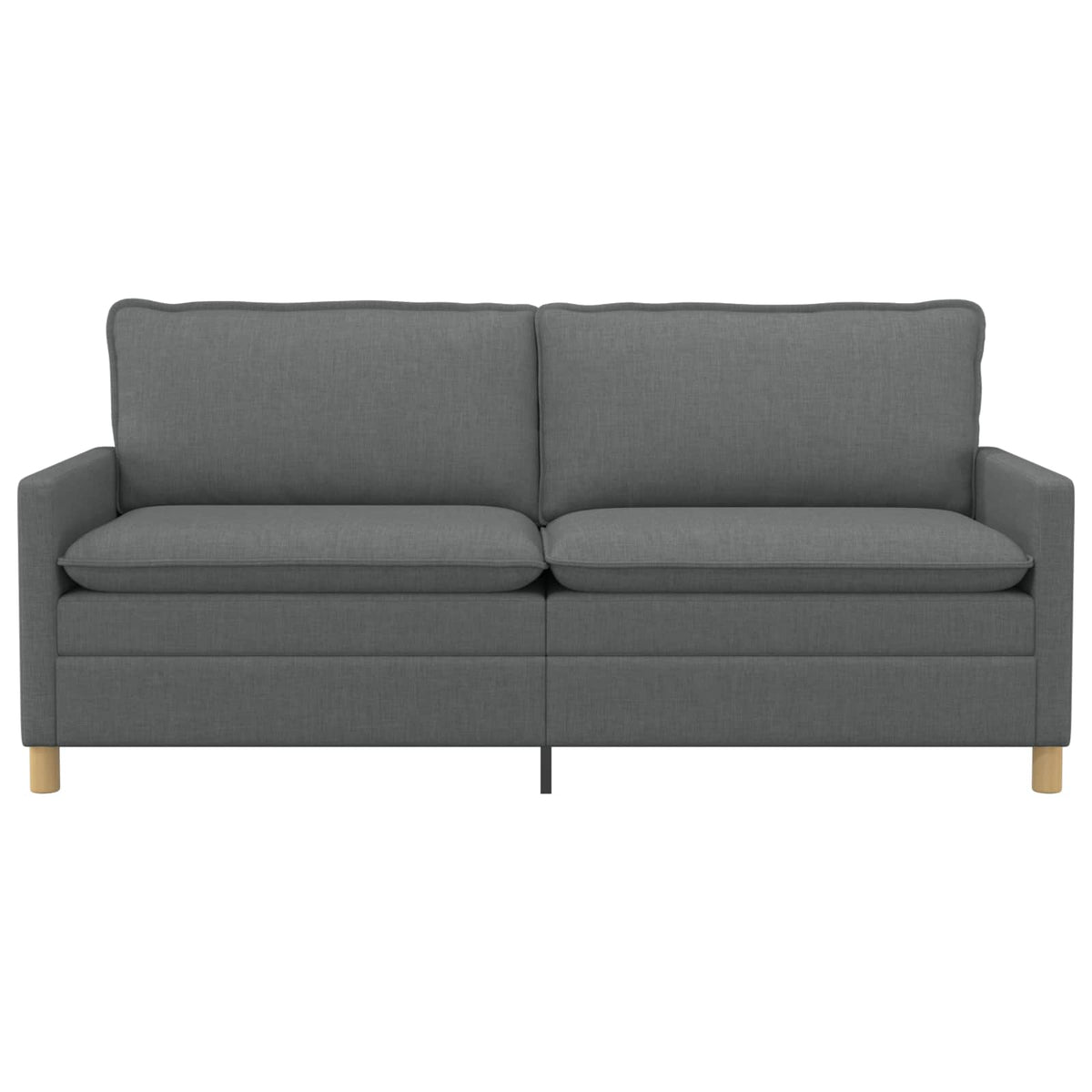 Sofa Dark Grey 196 x 81 x 87.5 cm Fabric
