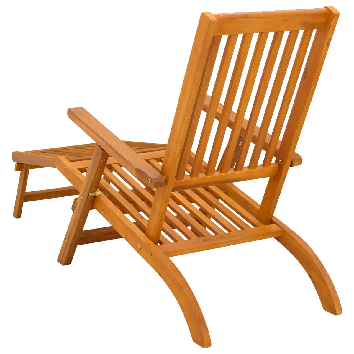 Reclining and Folding Sunlounger 2 pcs 55 x 146 x 91 cm