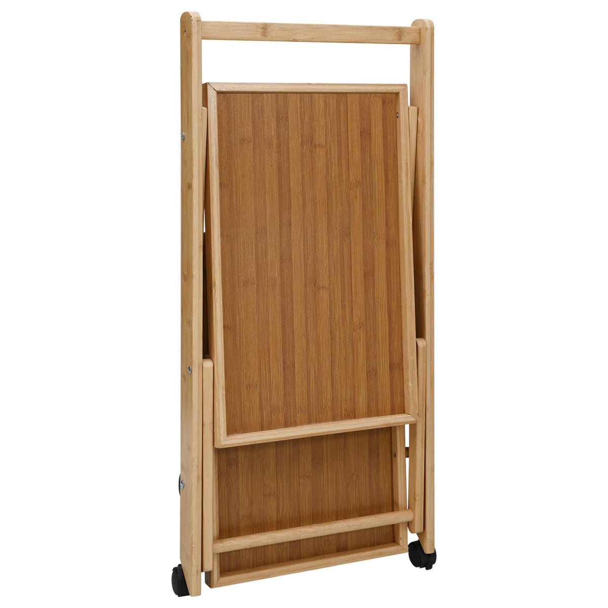 Kitchen Trolley with Wheels Light Brown 65 x 40.5 x 76.5 cm