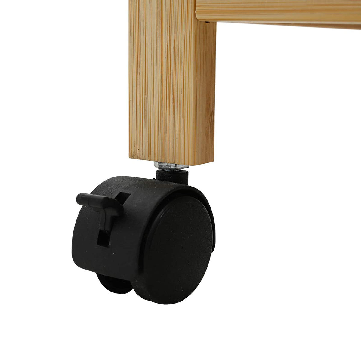 Kitchen Trolley with Wheels Natural 60 x 18 x 97 cm Bamboo