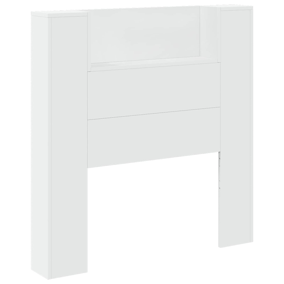 Headboard White 100 x 16,5 x 103,5 cm Engineered Wood