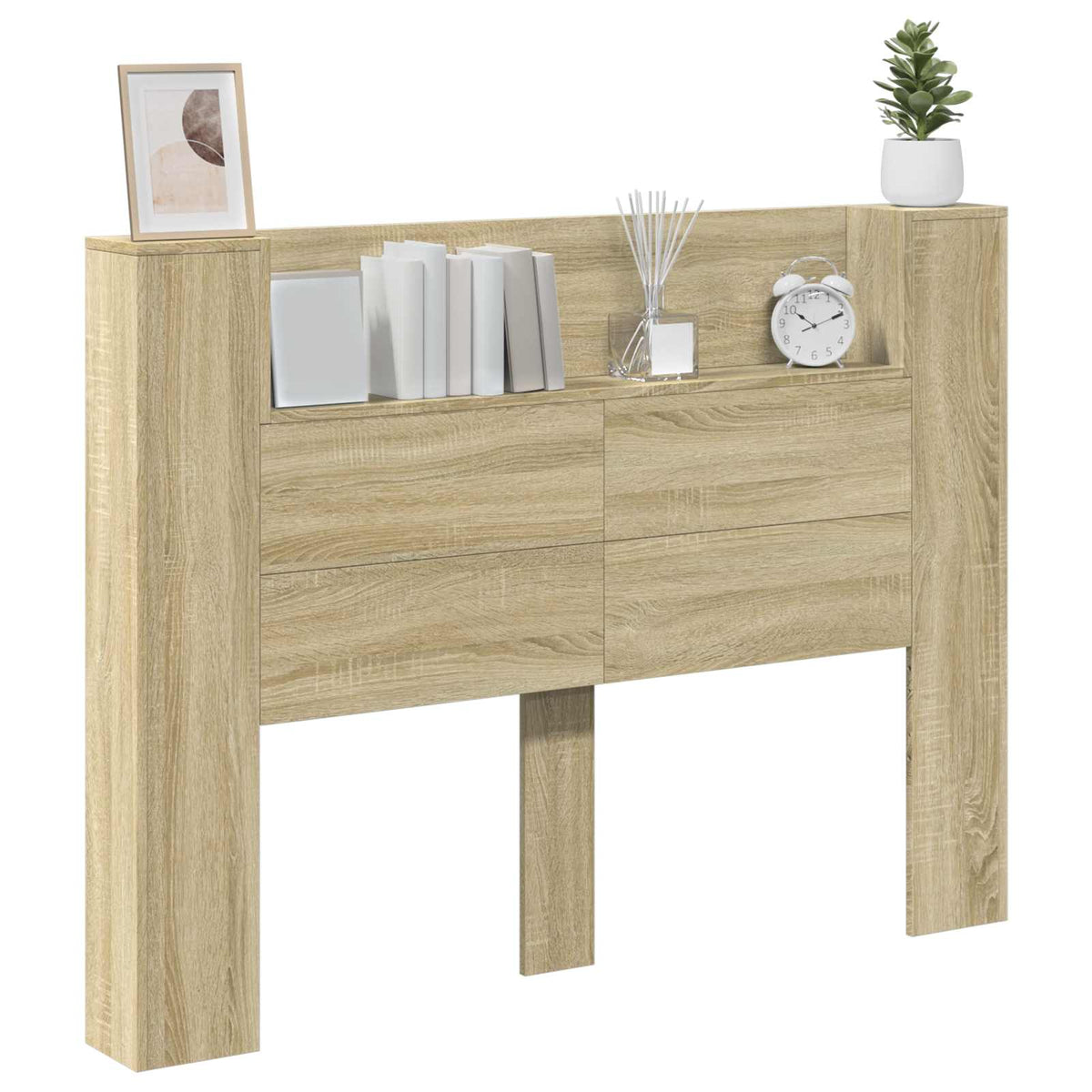 Headboard Sonoma Oak Engineered Wood