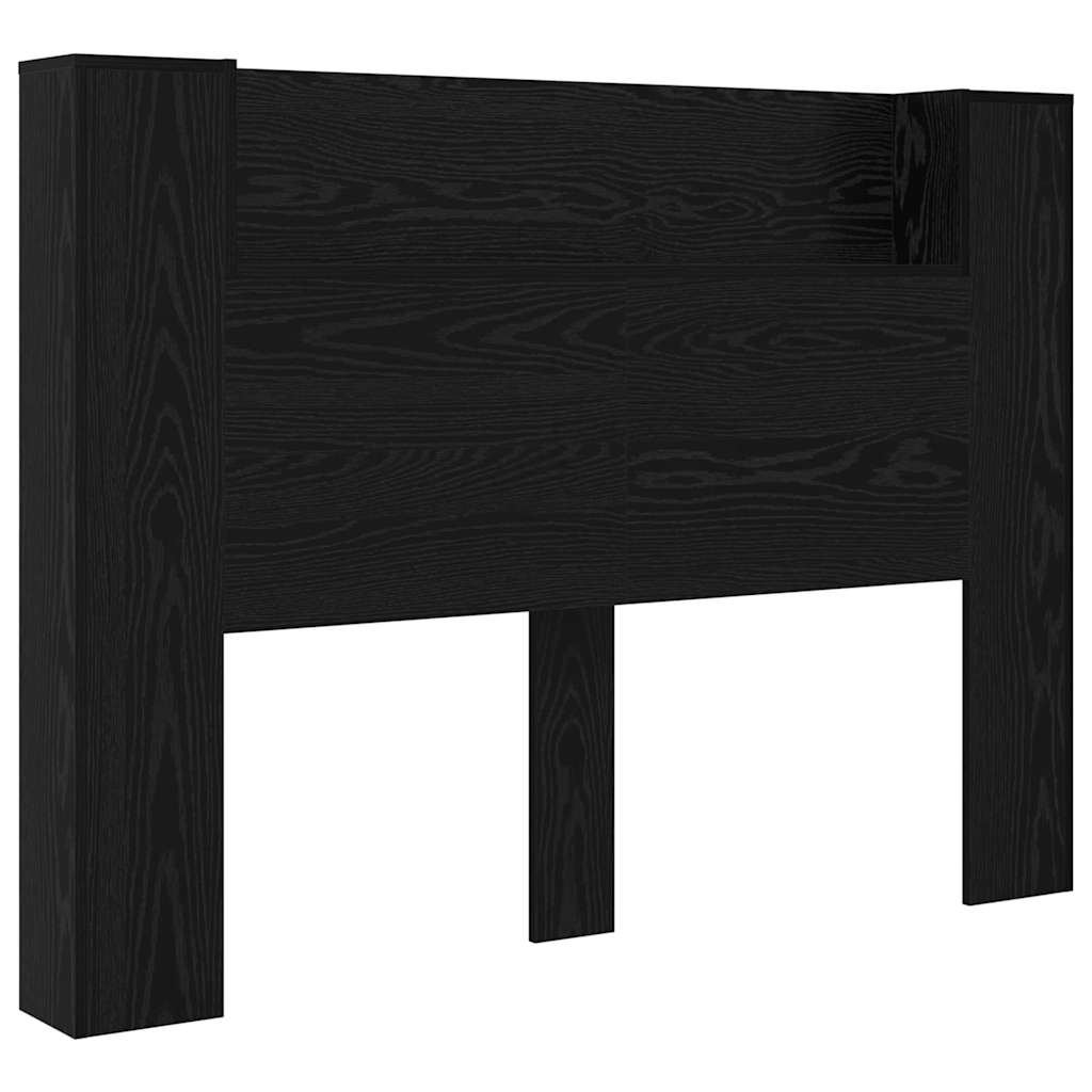 Headboard Black Oak Engineered Wood