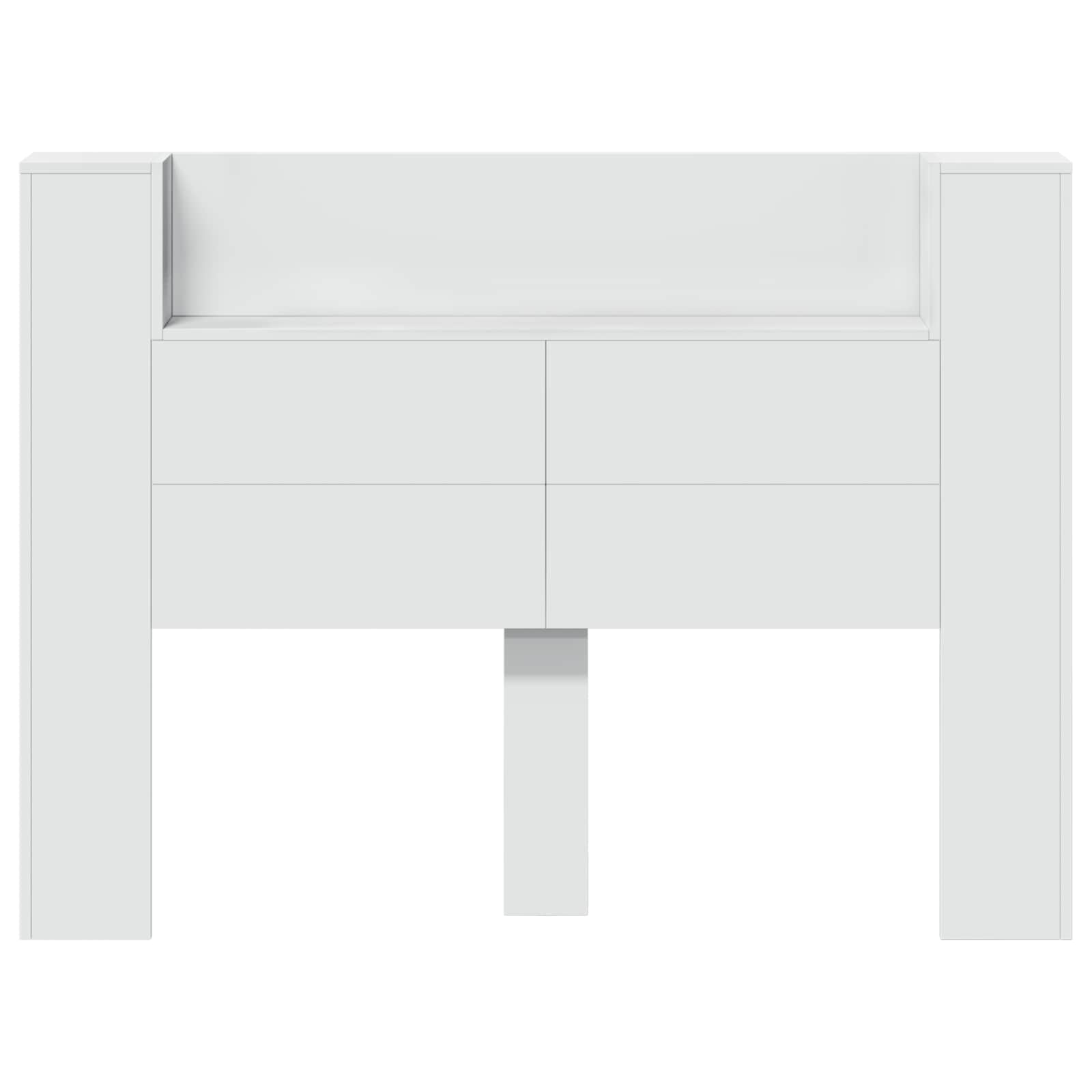 Headboard White Engineered Wood