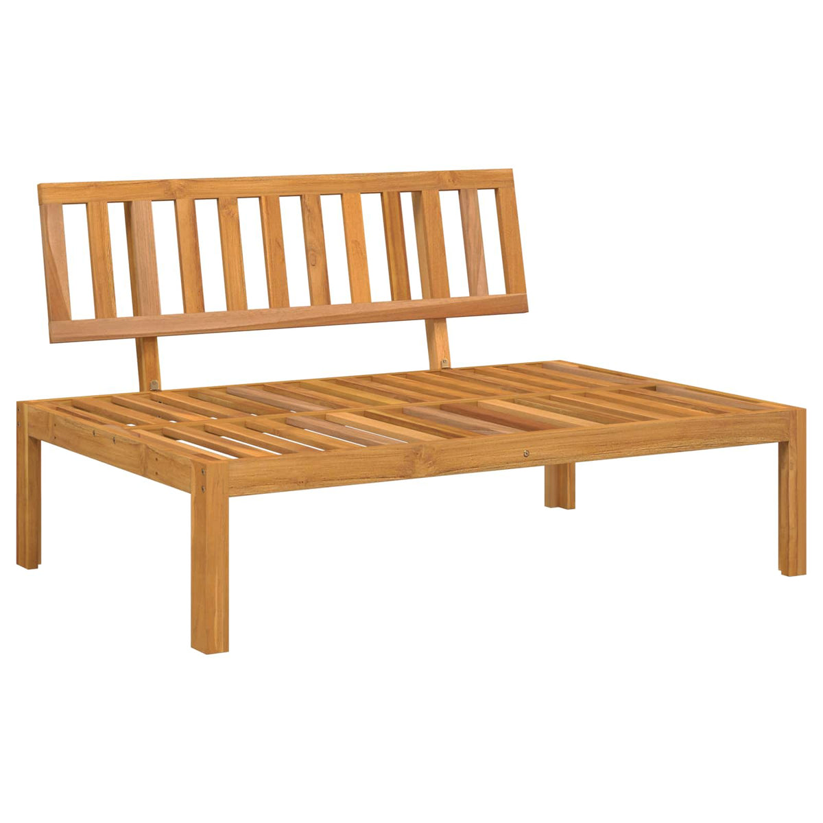 Sofa Set Plain Anthracite 120 x 92 x 69 cm Solid Acacia Wood