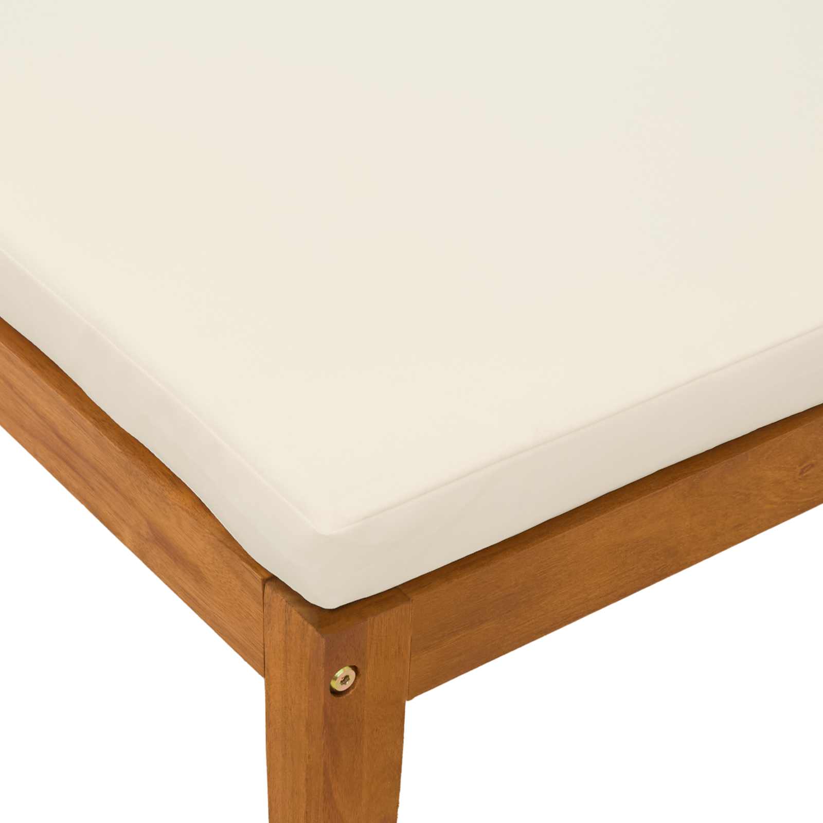 Footrest Solid Acacia Wood Natural