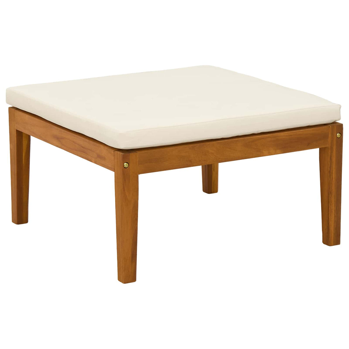 Footrest Solid Acacia Wood Natural