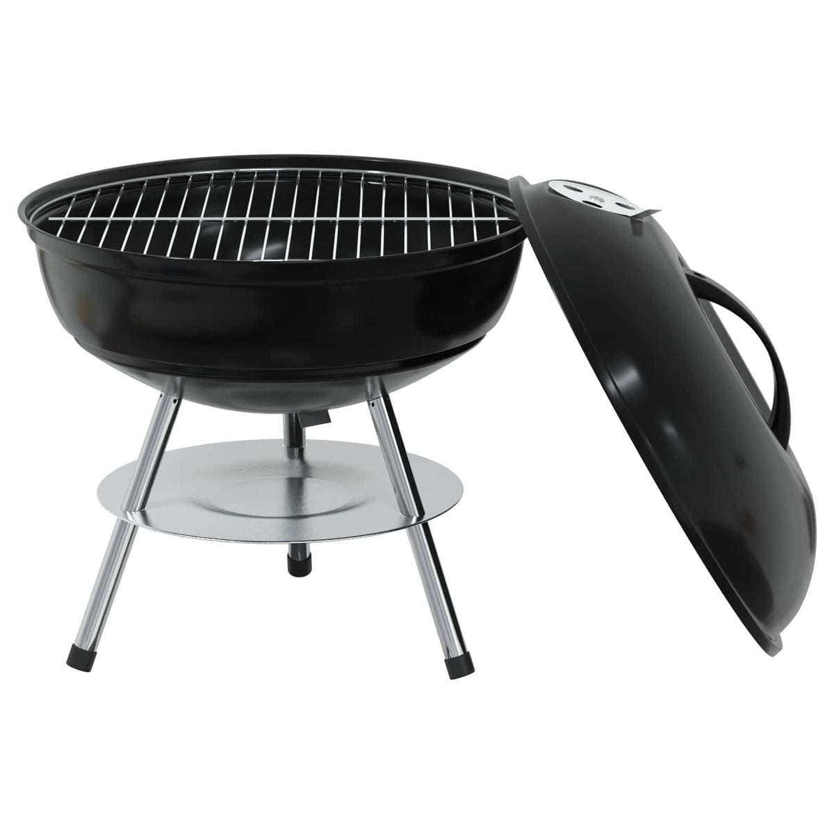 Charcoal Grill Black 36.5 x 36.5 x 40 cm