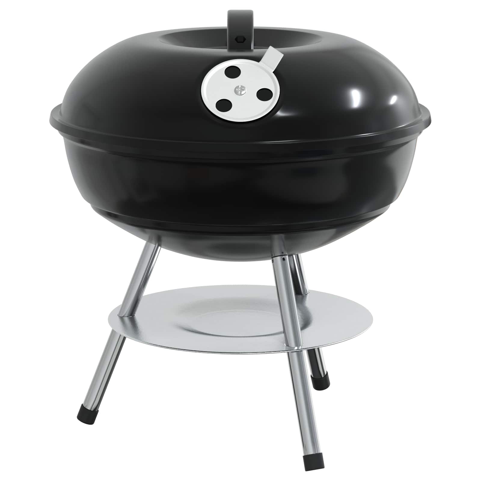 Charcoal Grill Black 36.5 x 36.5 x 40 cm