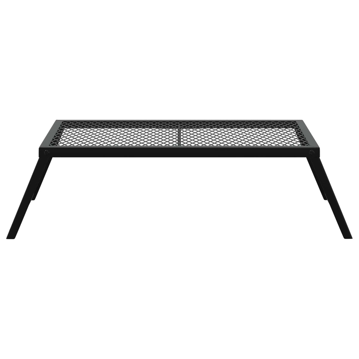 Foldable Camping Grill Folding Black 58 x 31 x 2 cm Alloy Steel