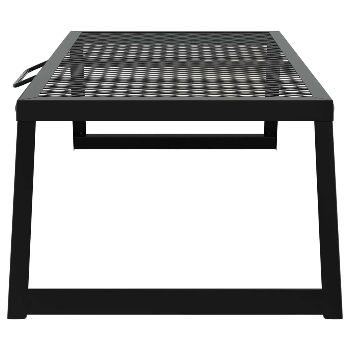 Foldable Camping Grill Folding Black 58 x 31 x 2 cm Alloy Steel