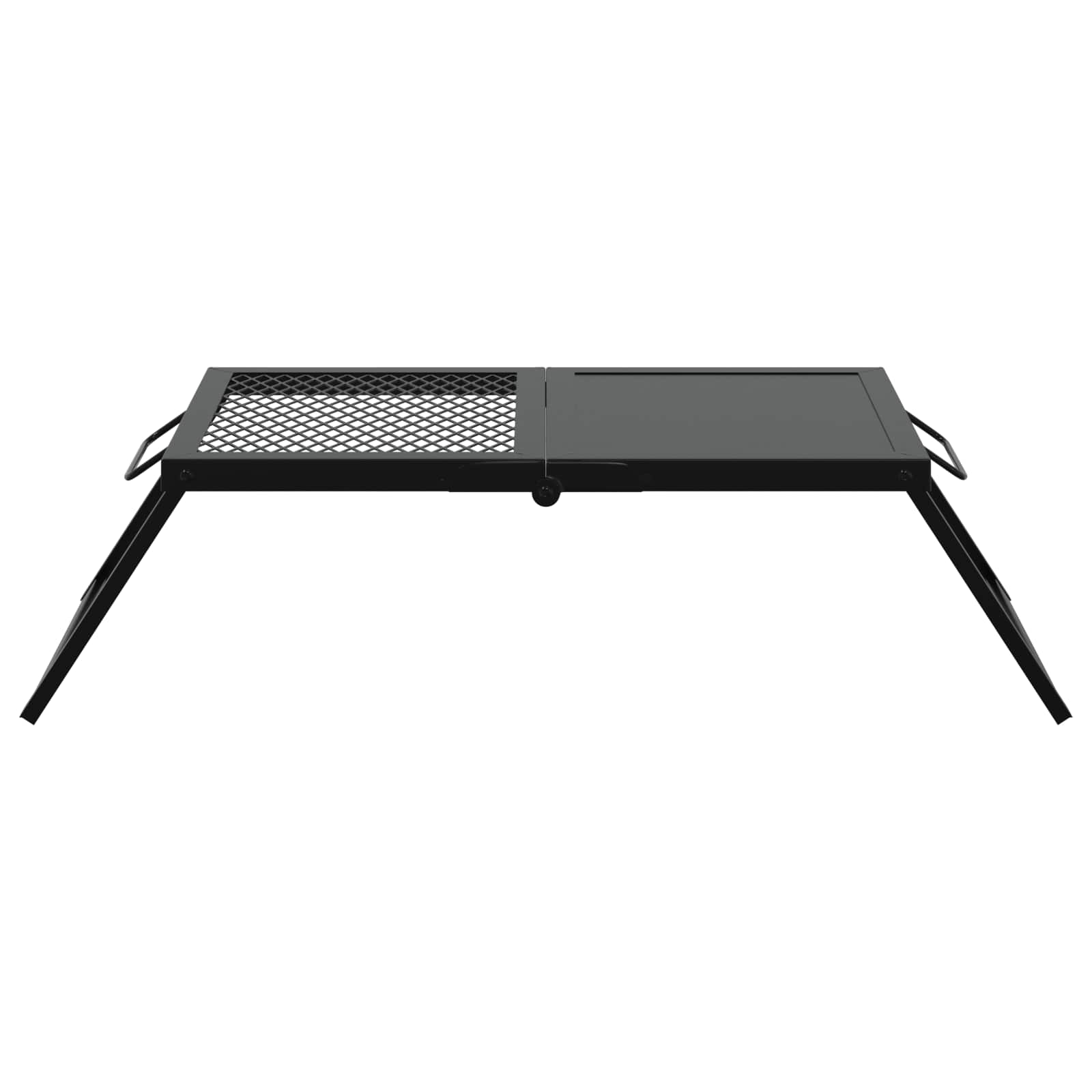 Foldable Camping Grill 31.5 x 26.5 x 4 cm Alloy Steel Black