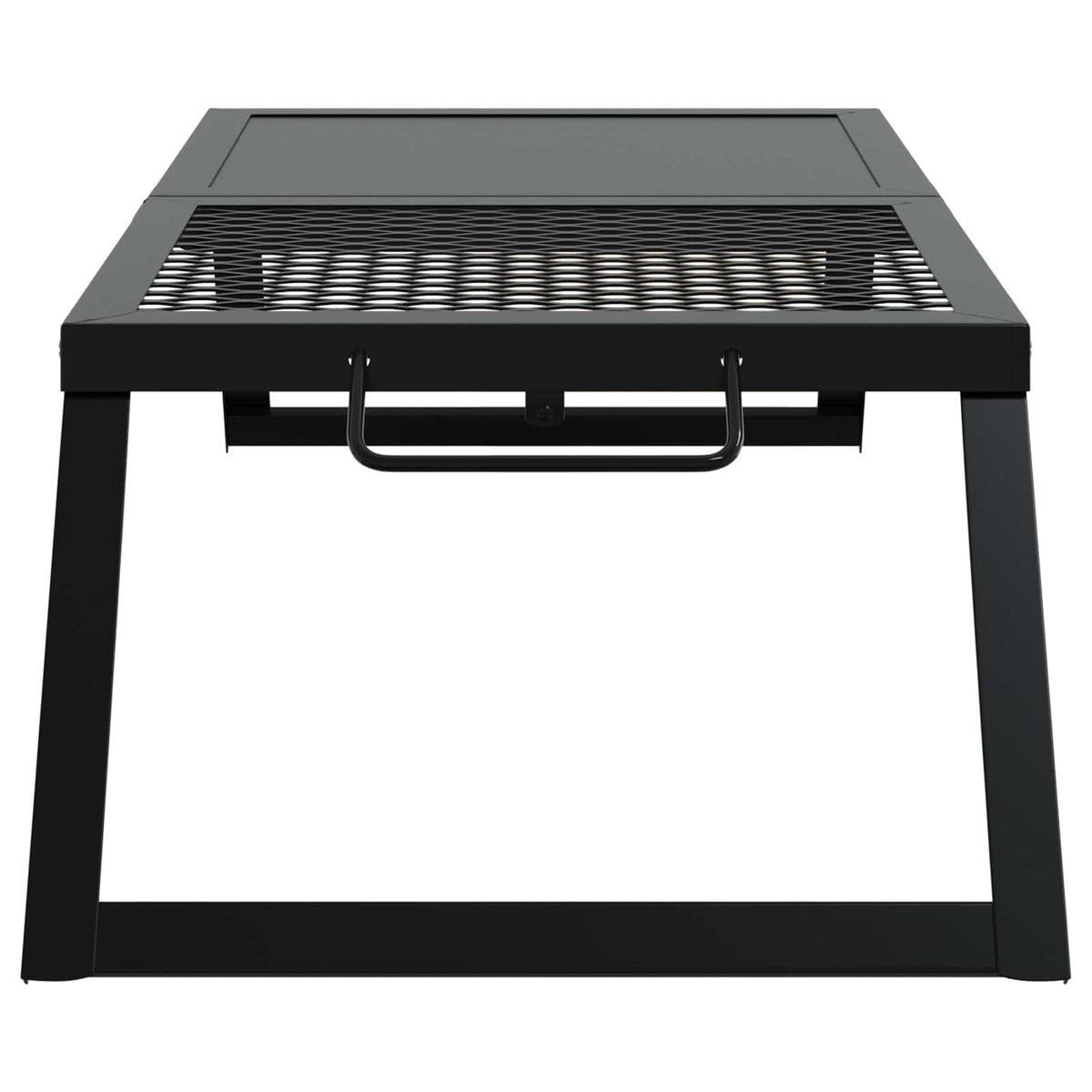 Foldable Camping Grill 31.5 x 26.5 x 4 cm Alloy Steel Black