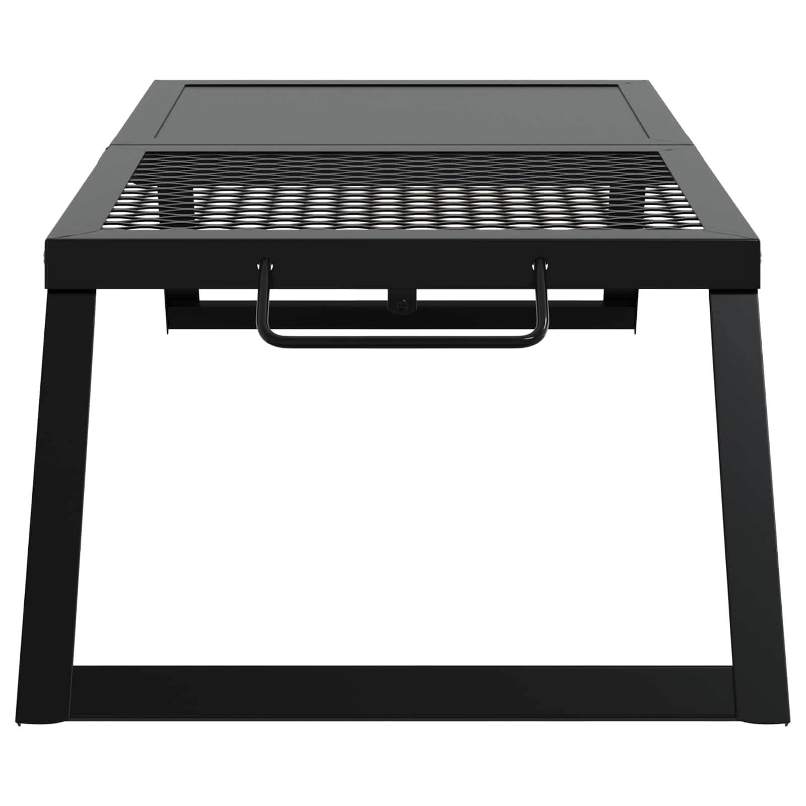 Foldable Camping Grill 31.5 x 26.5 x 4 cm Alloy Steel Black