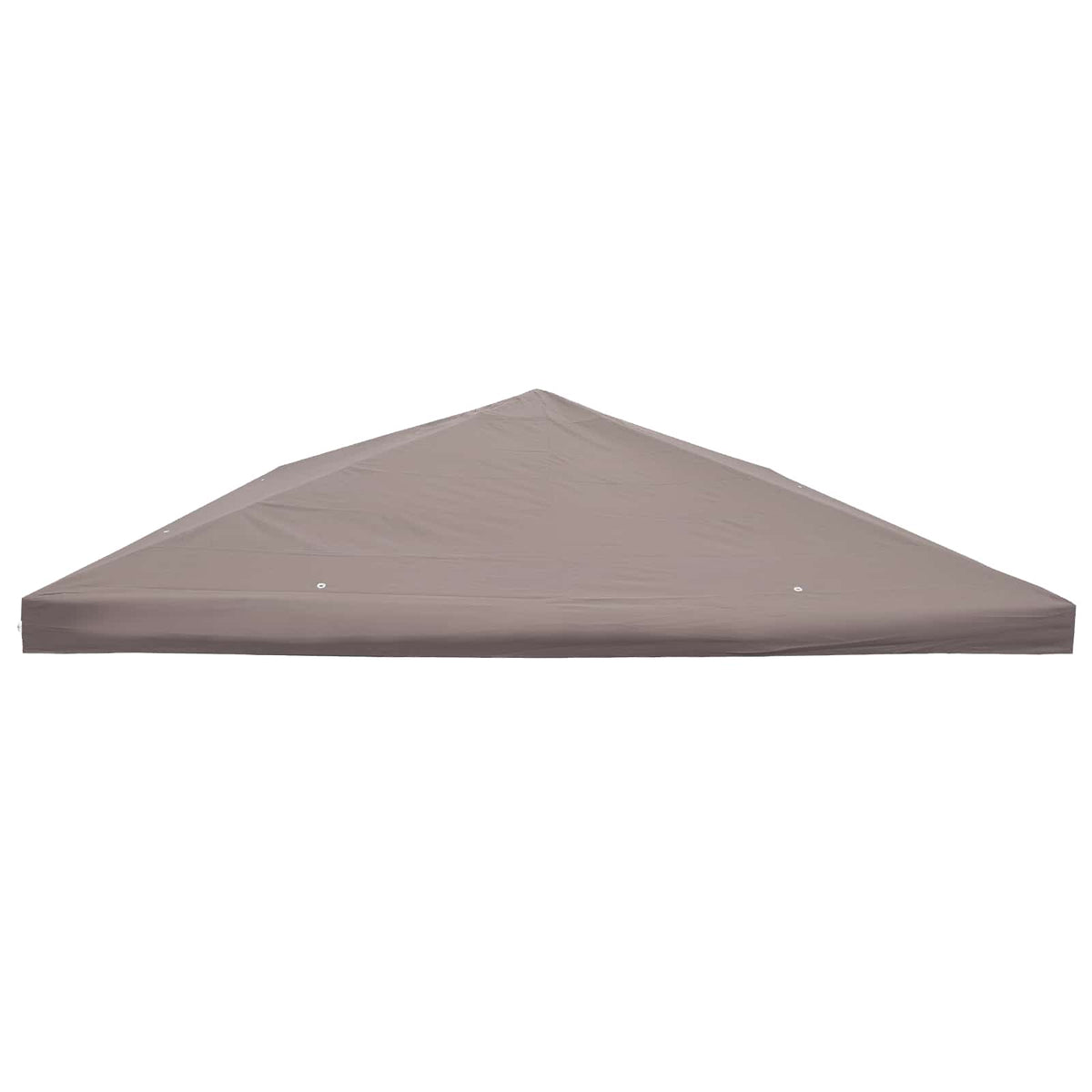 Gazebo Cover with Roof Taupe 300 x 300 cm Polyester and Steel