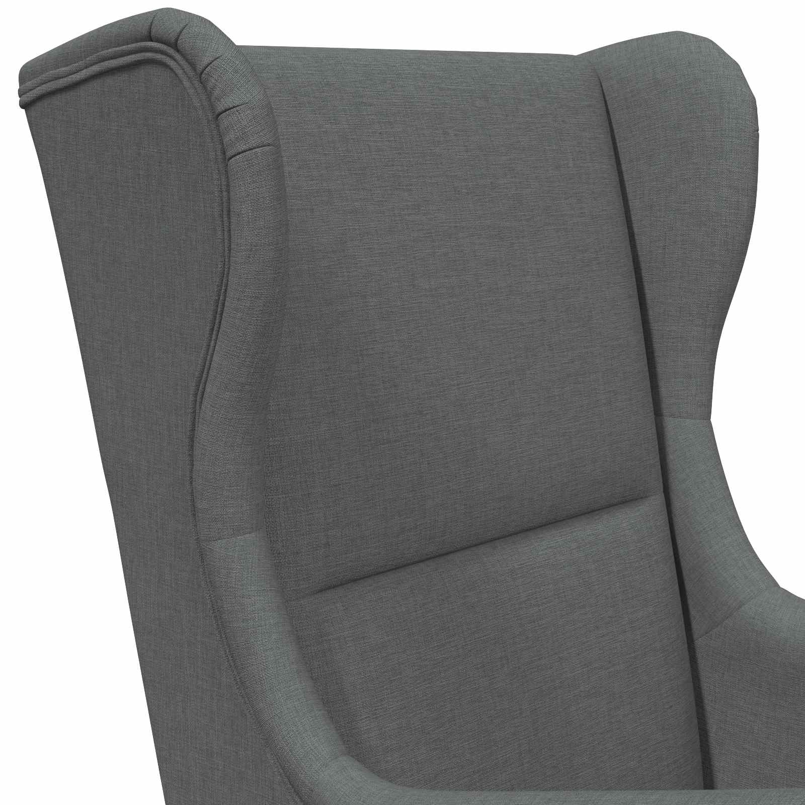 Armchair Dark Grey Fabric