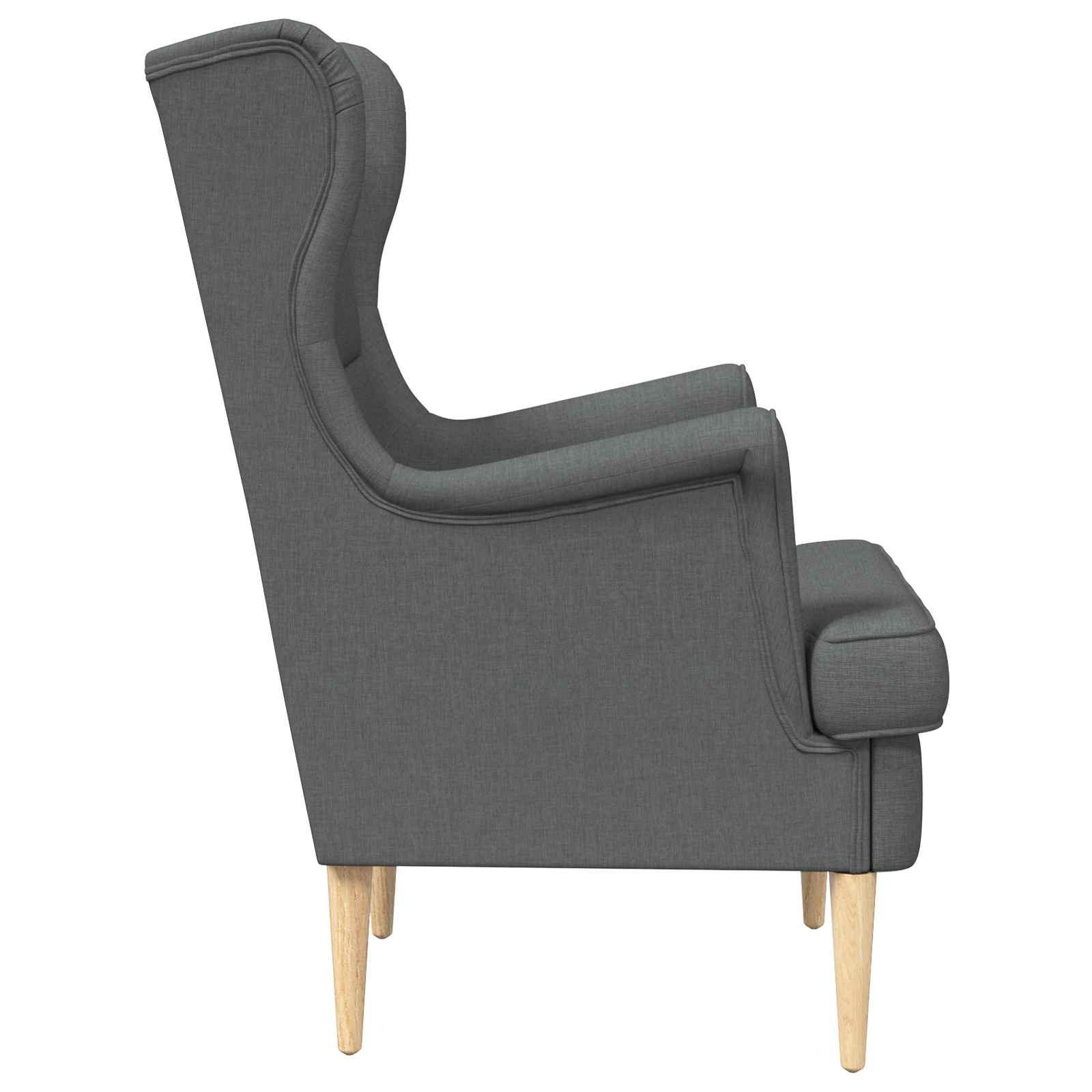 Armchair Dark Grey Fabric