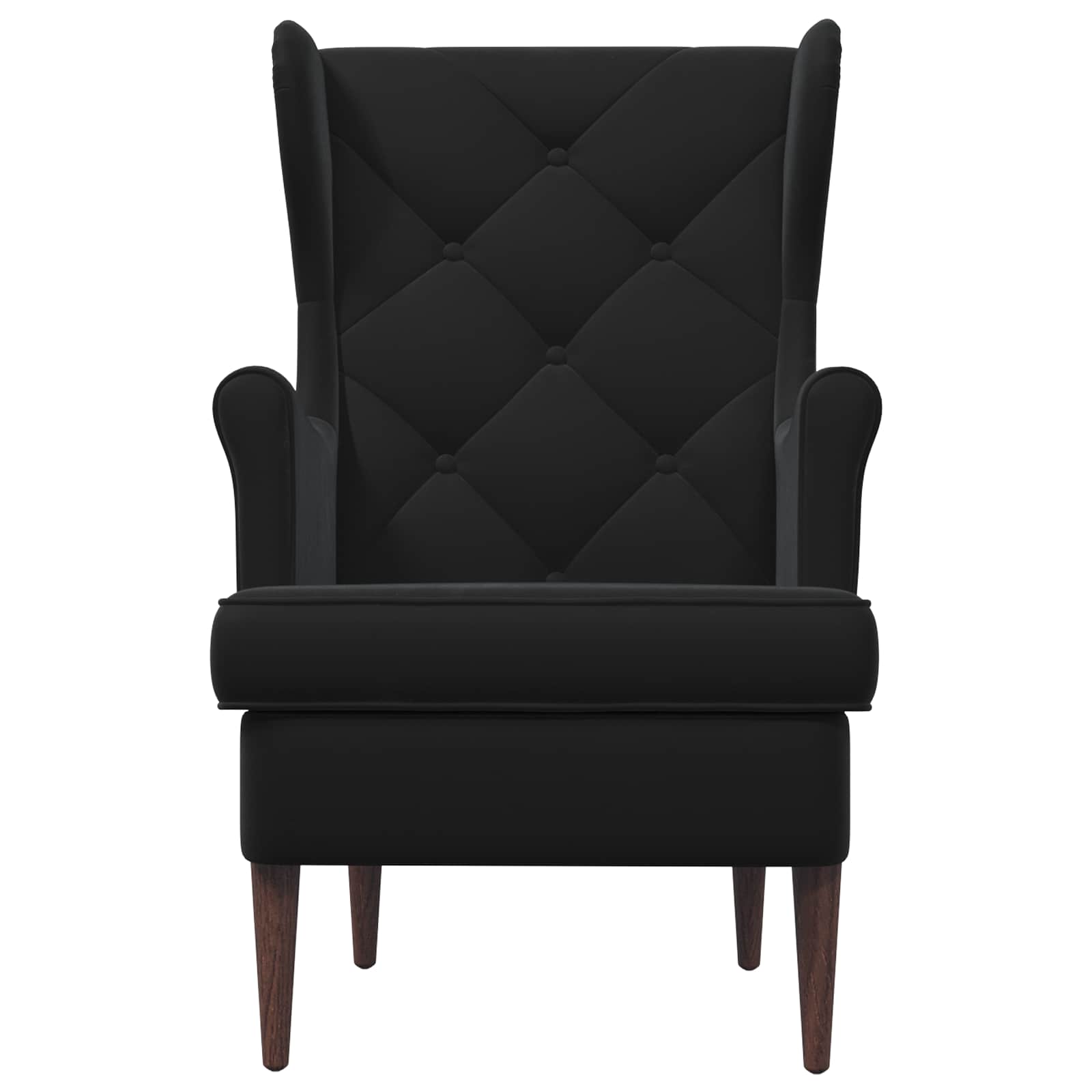 Armchair Black Velvet