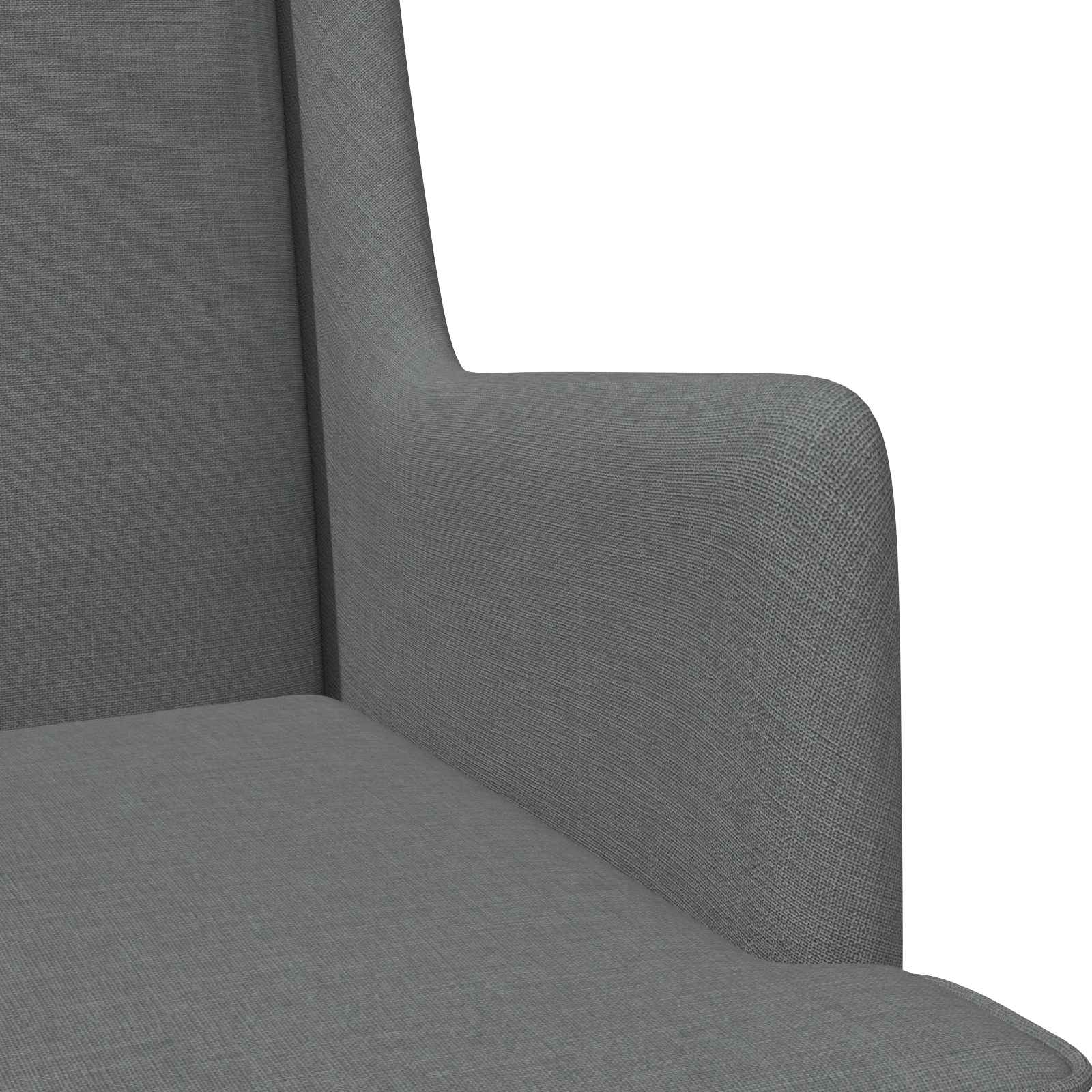 Armchair Dark Grey Fabric