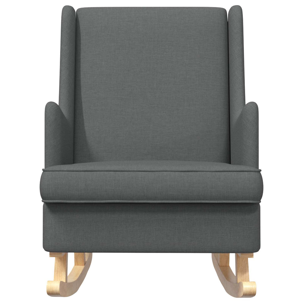 Rocking Chair Dark Grey 62 x 80 x 85 cm Fabric