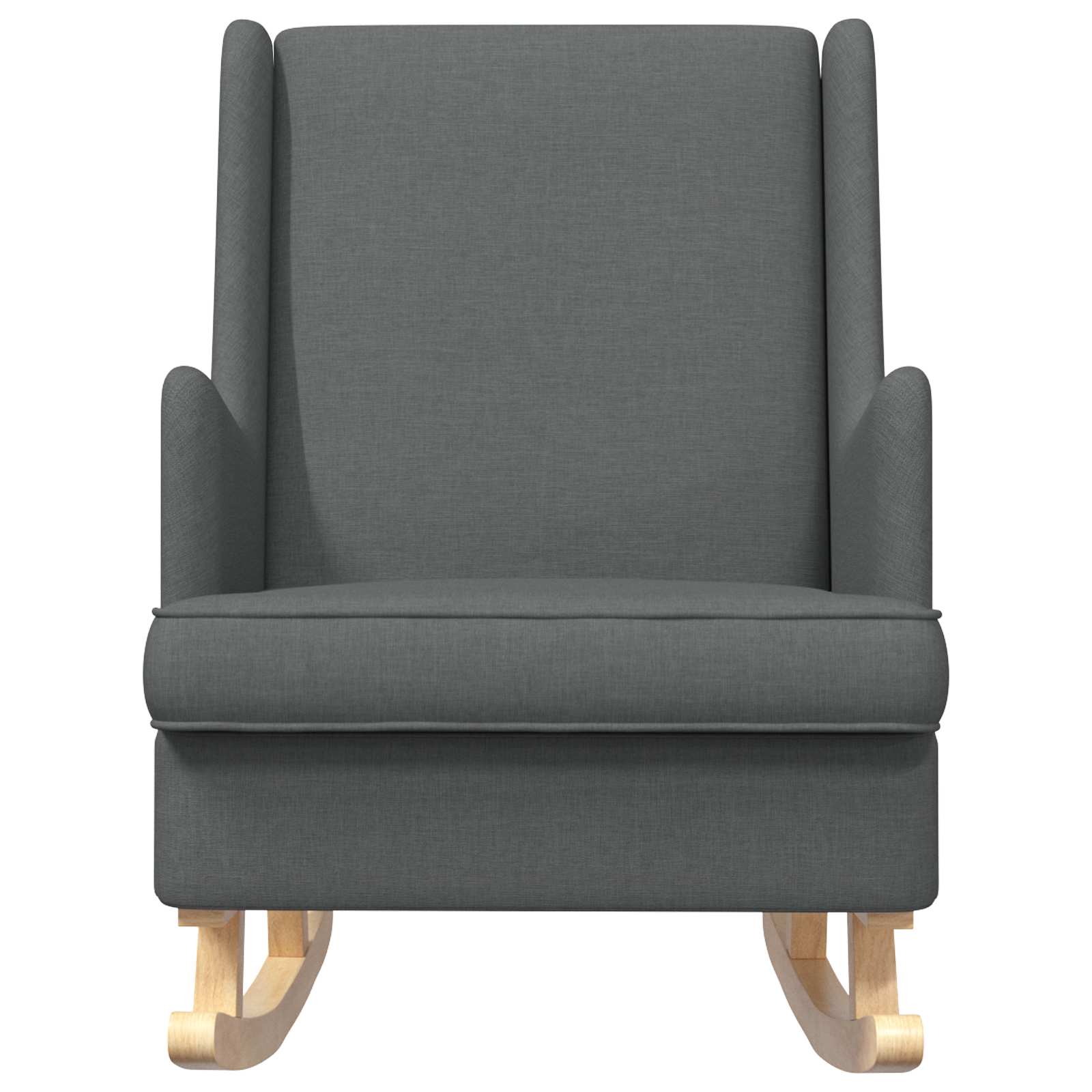 Rocking Chair Dark Grey 62 x 80 x 85 cm Fabric