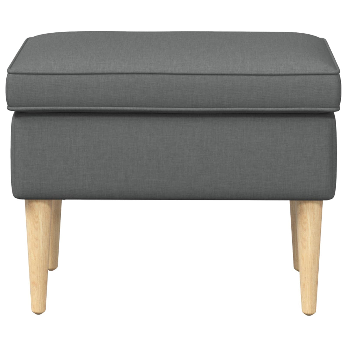Foot Stool Dark Grey 55 x 35 x 41 cm
