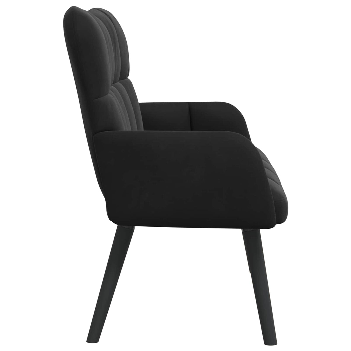 2-Seater Sofa Black 115 x 61 x 87 cm Velvet