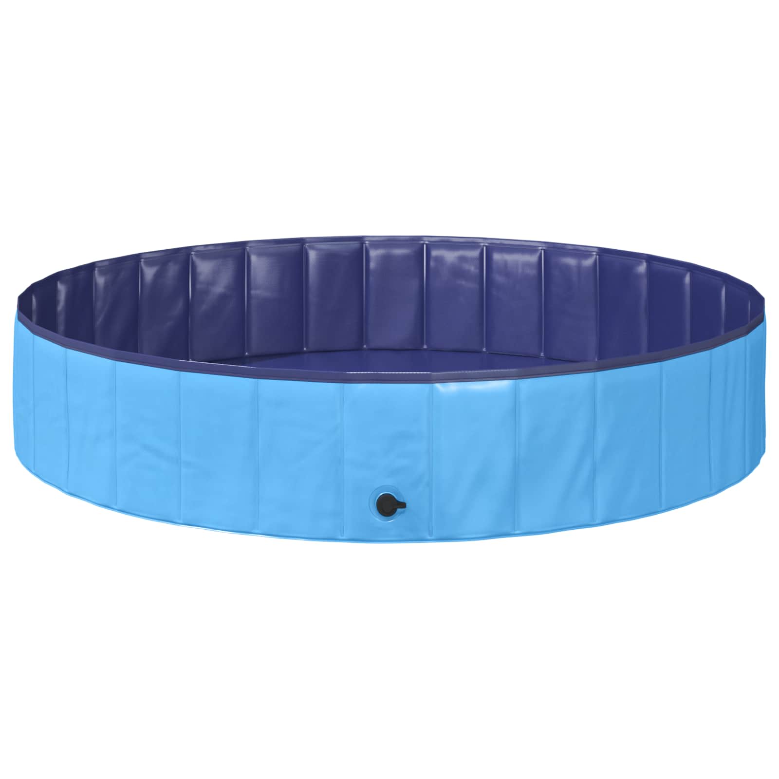 Kids Swimming Pool Folding Blue Ø 160 x 30 cm