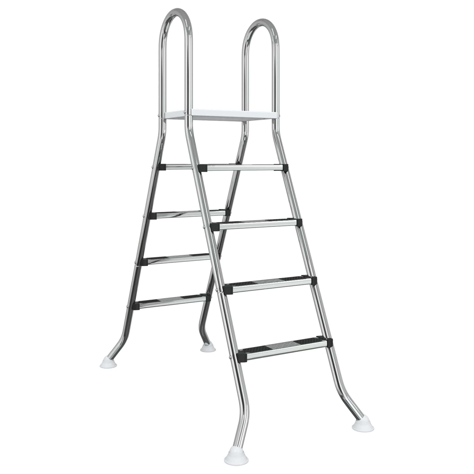 Above Ground Pool Ladder 195 x 150 cm 4-Step