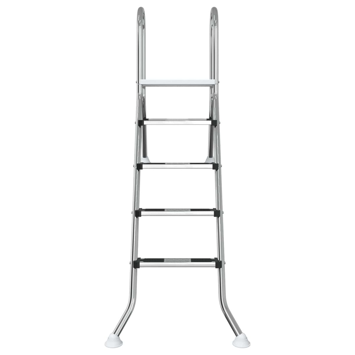 Partially in-ground pool ladder 195 x 116 cm 4-Step