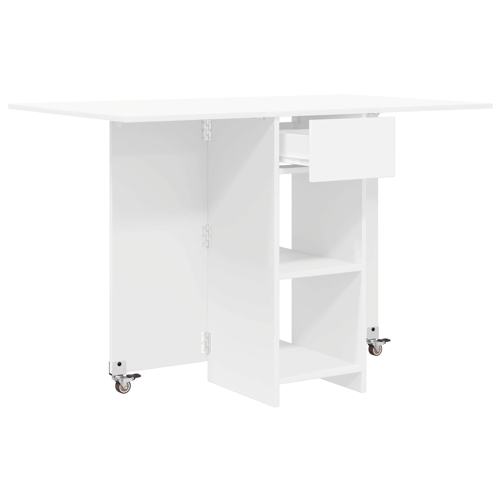 Dinning Table 115 x 70 x 75 cm Engineered Wood White
