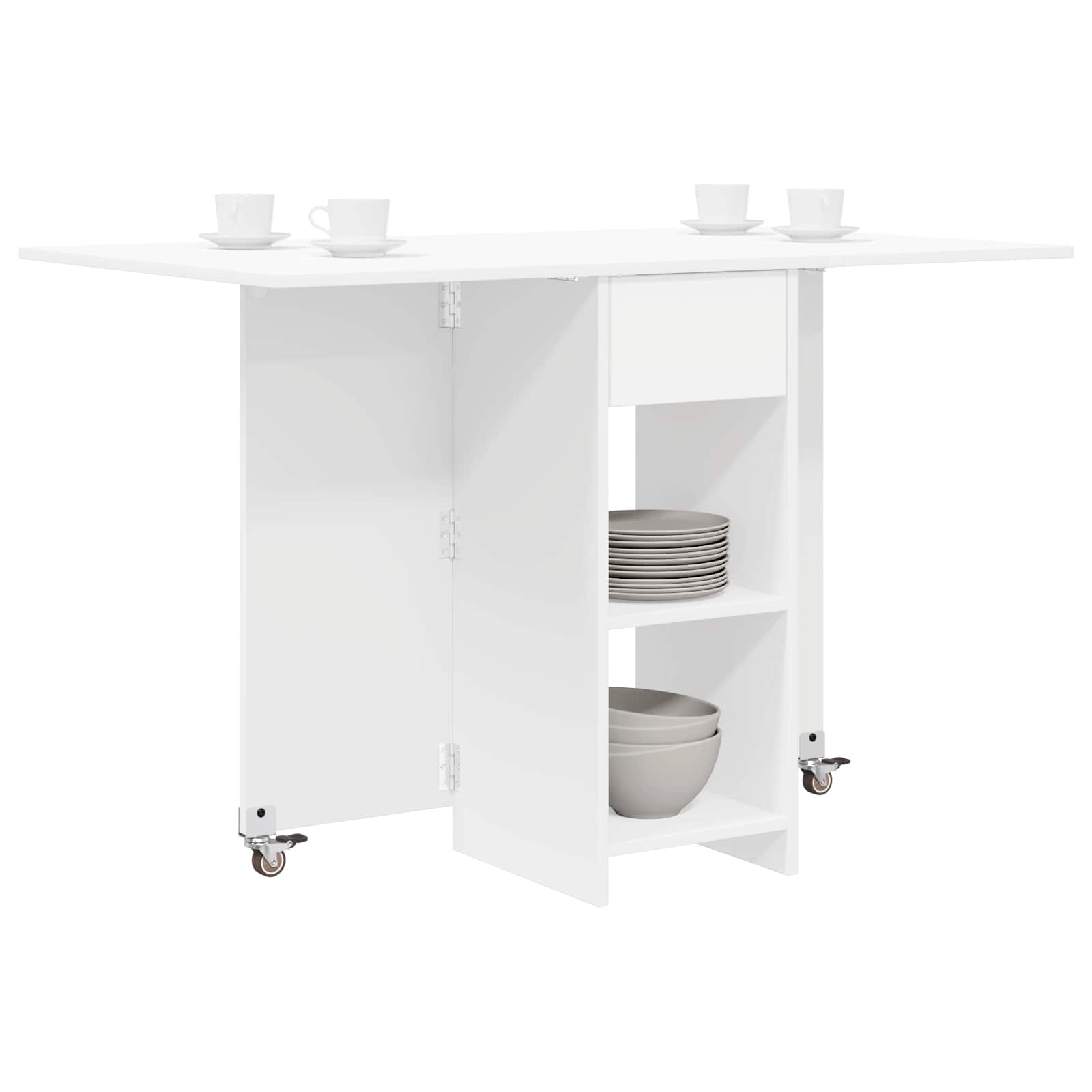 Dinning Table 115 x 70 x 75 cm Engineered Wood White