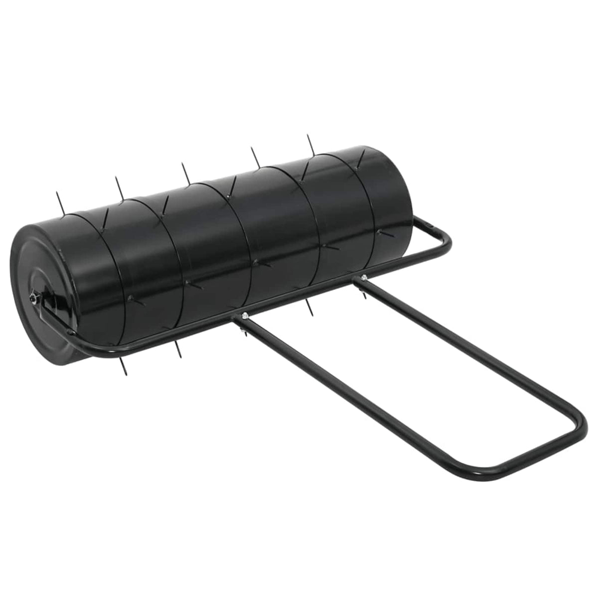 Garden Lawn Roller Pull with Aerator Clamps Ø 30 x 90 cm Steel