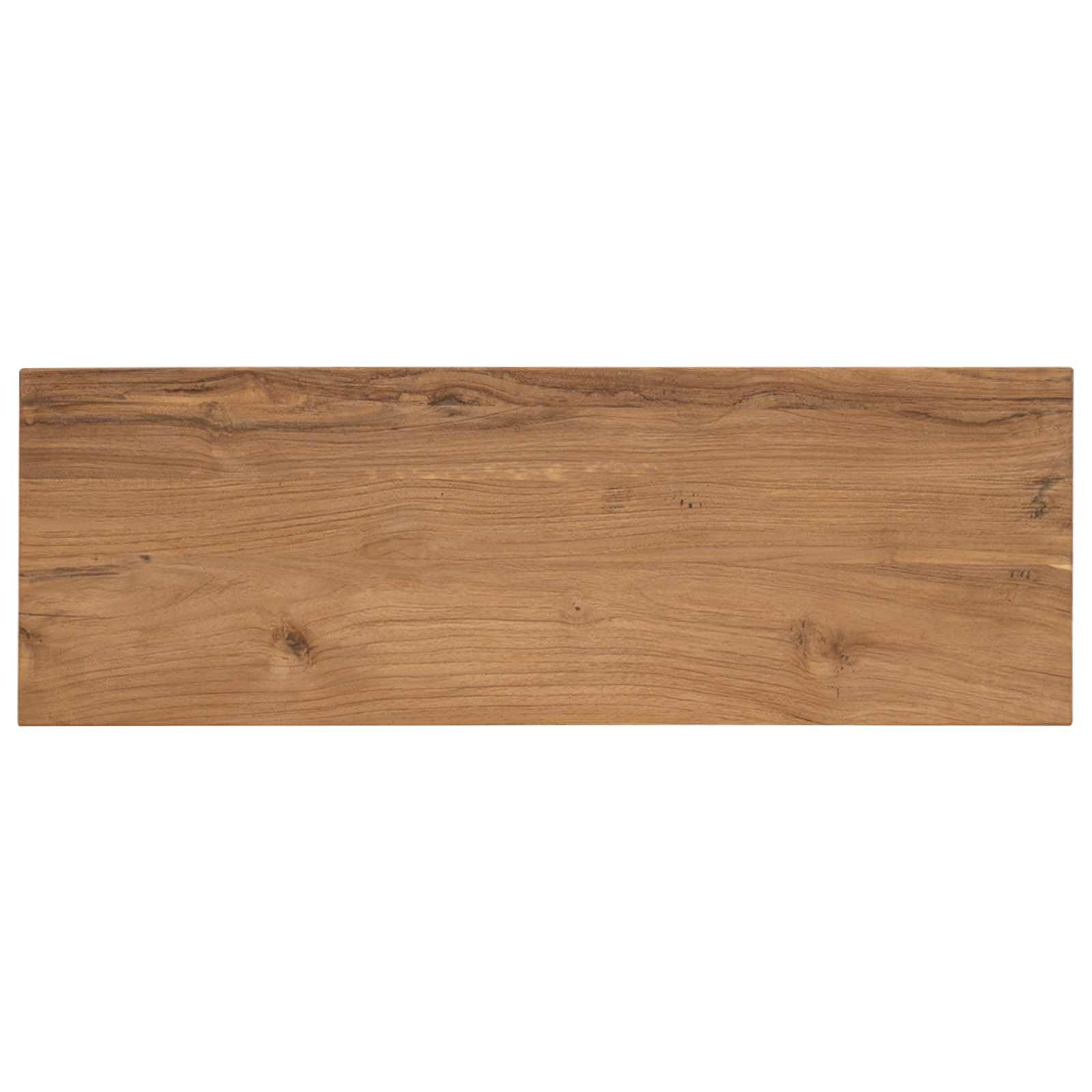 Console Table Natural 90 x 30 x 80 cm Solid Teak Wood