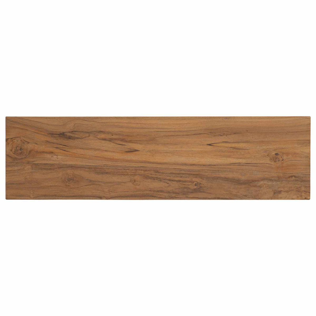 Console Table Natural 110 x 30 x 80 cm Solid Teak Wood