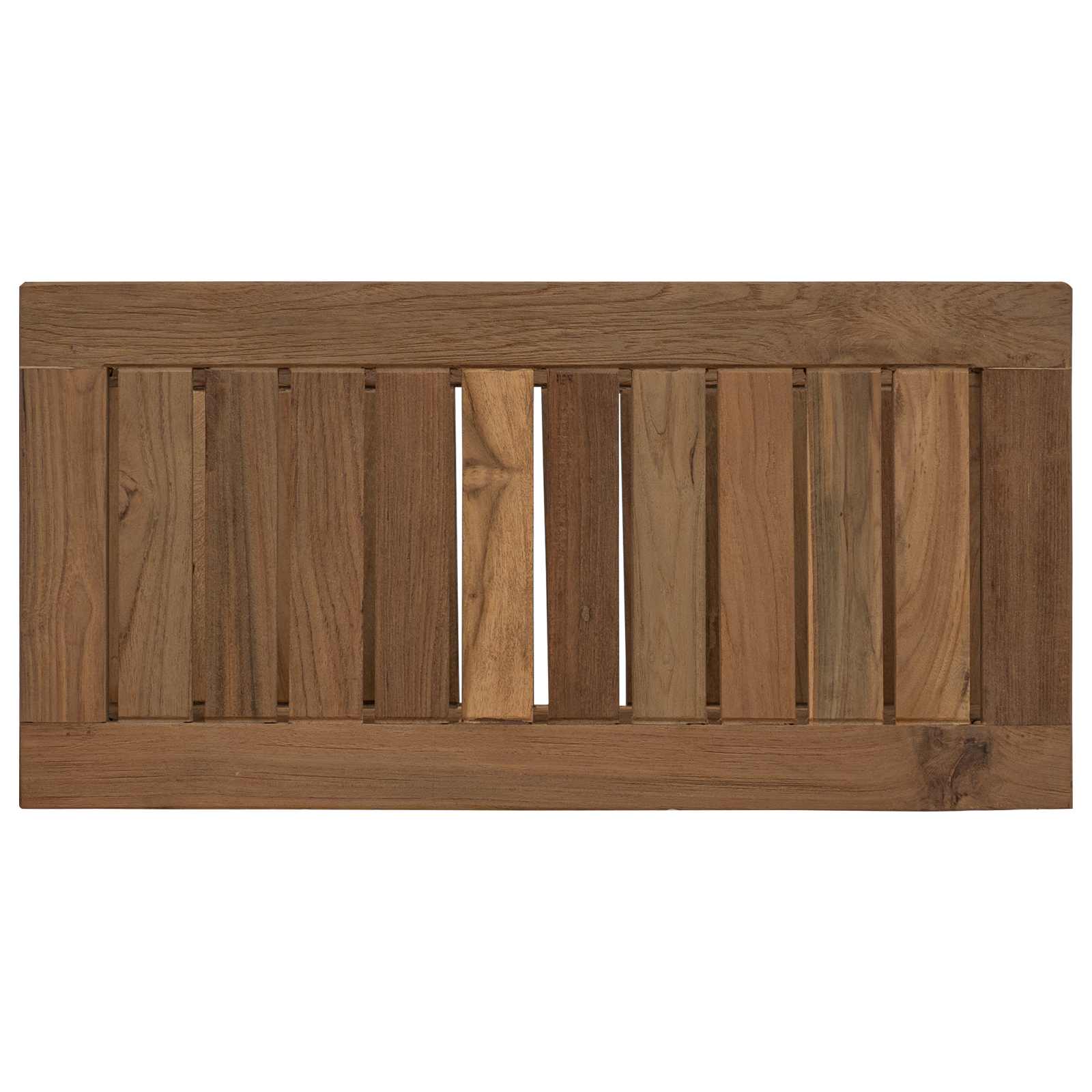 Bathroom Side Table Natural 60 x 30 x 45 cm Solid Teak Wood