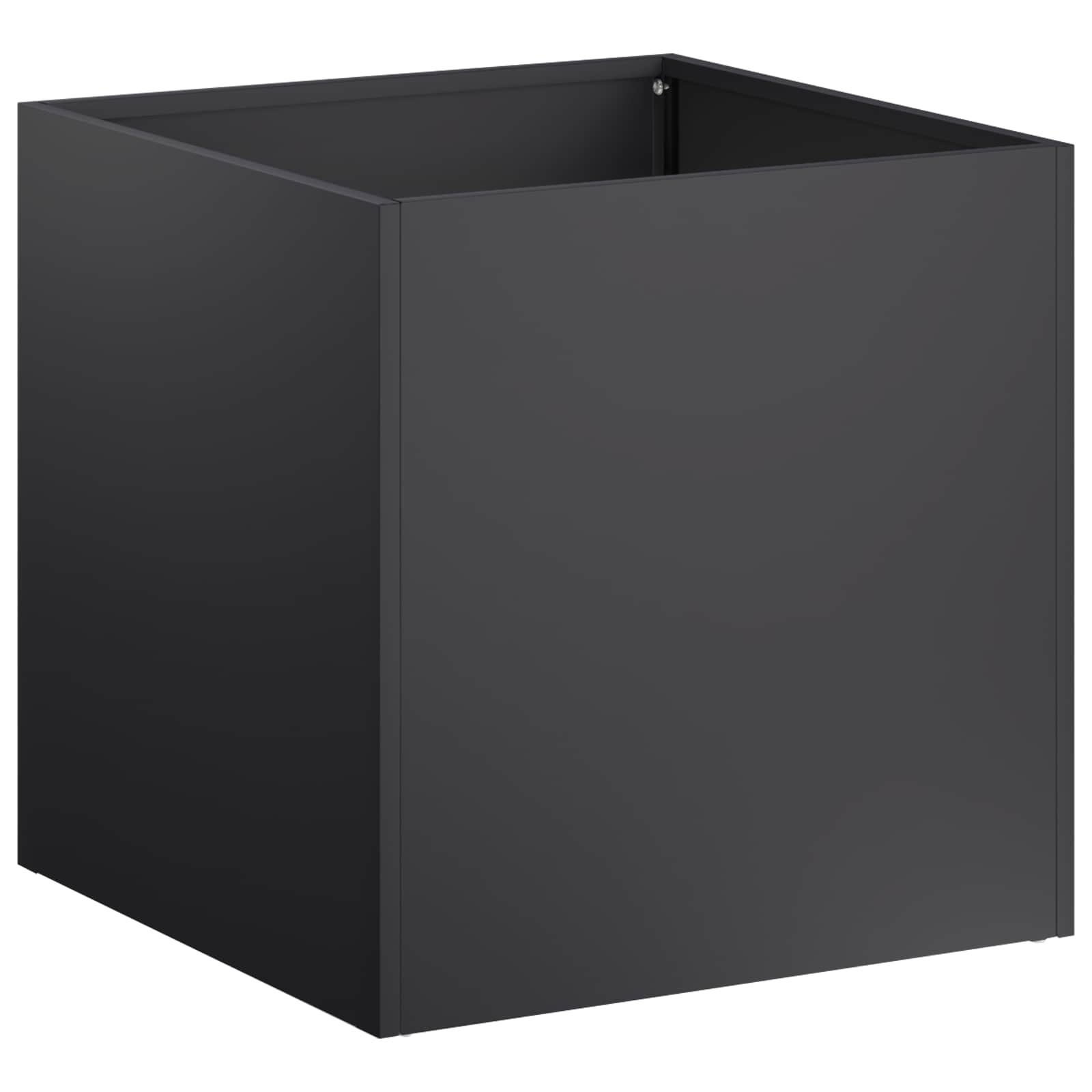 Garden Planter 2 pcs Black 20 x 20 x 20 cm Cold-rolled Steel