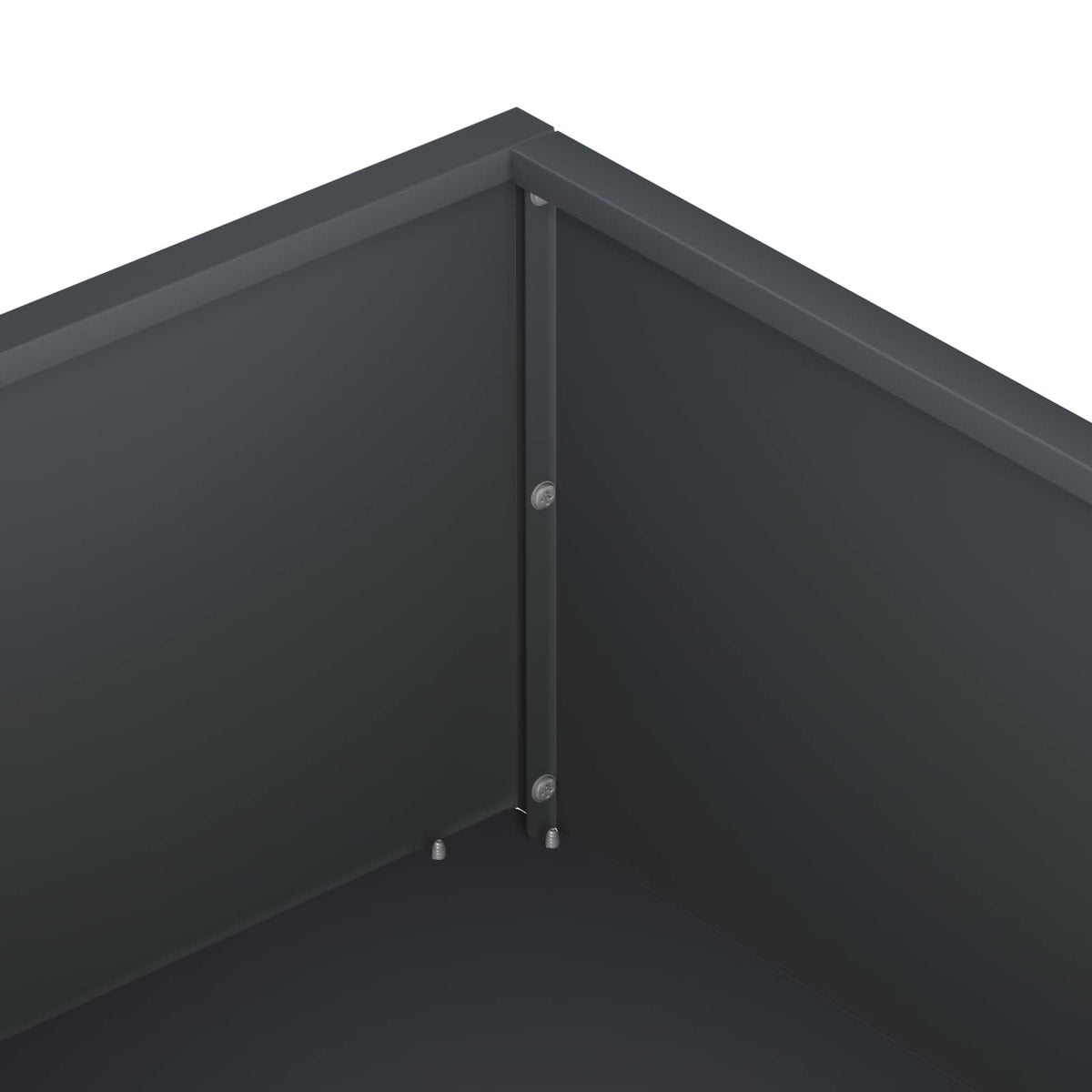 Garden Planter 2 pcs Anthracite 80 x 80 x 20 cm