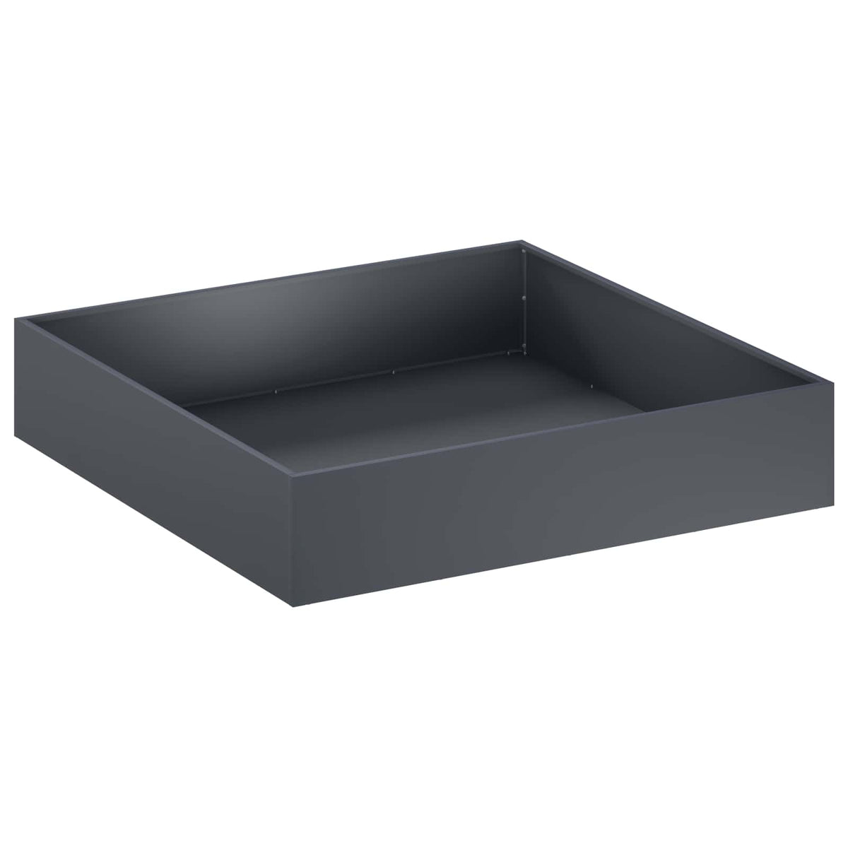 Garden Planter 2 pcs Anthracite 80 x 80 x 20 cm