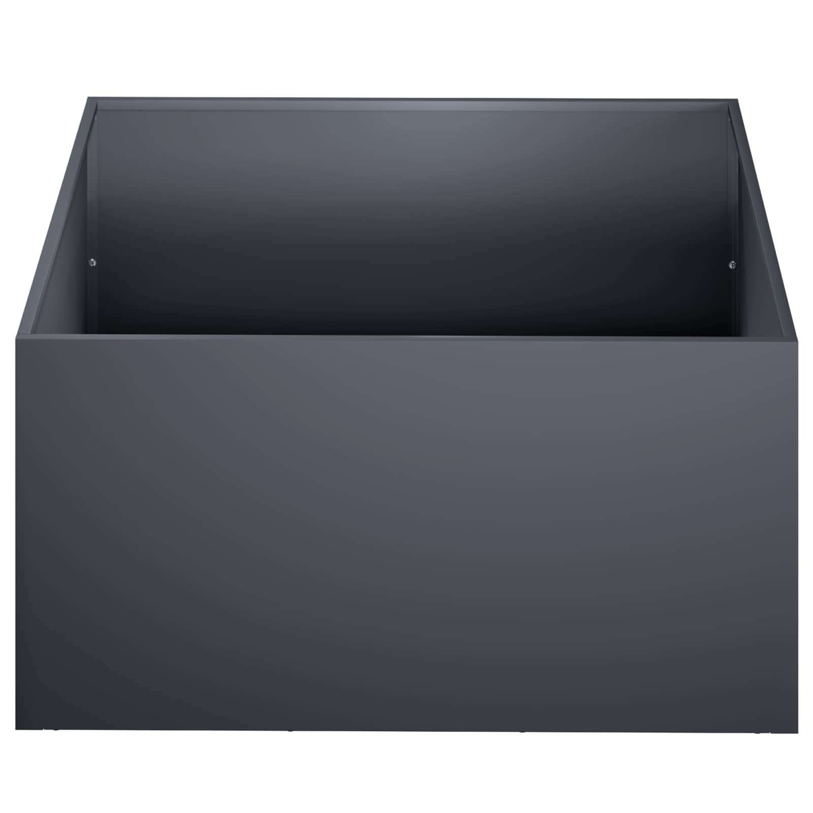 Garden Planter 2 pcs Anthracite 40 x 40 x 30 cm