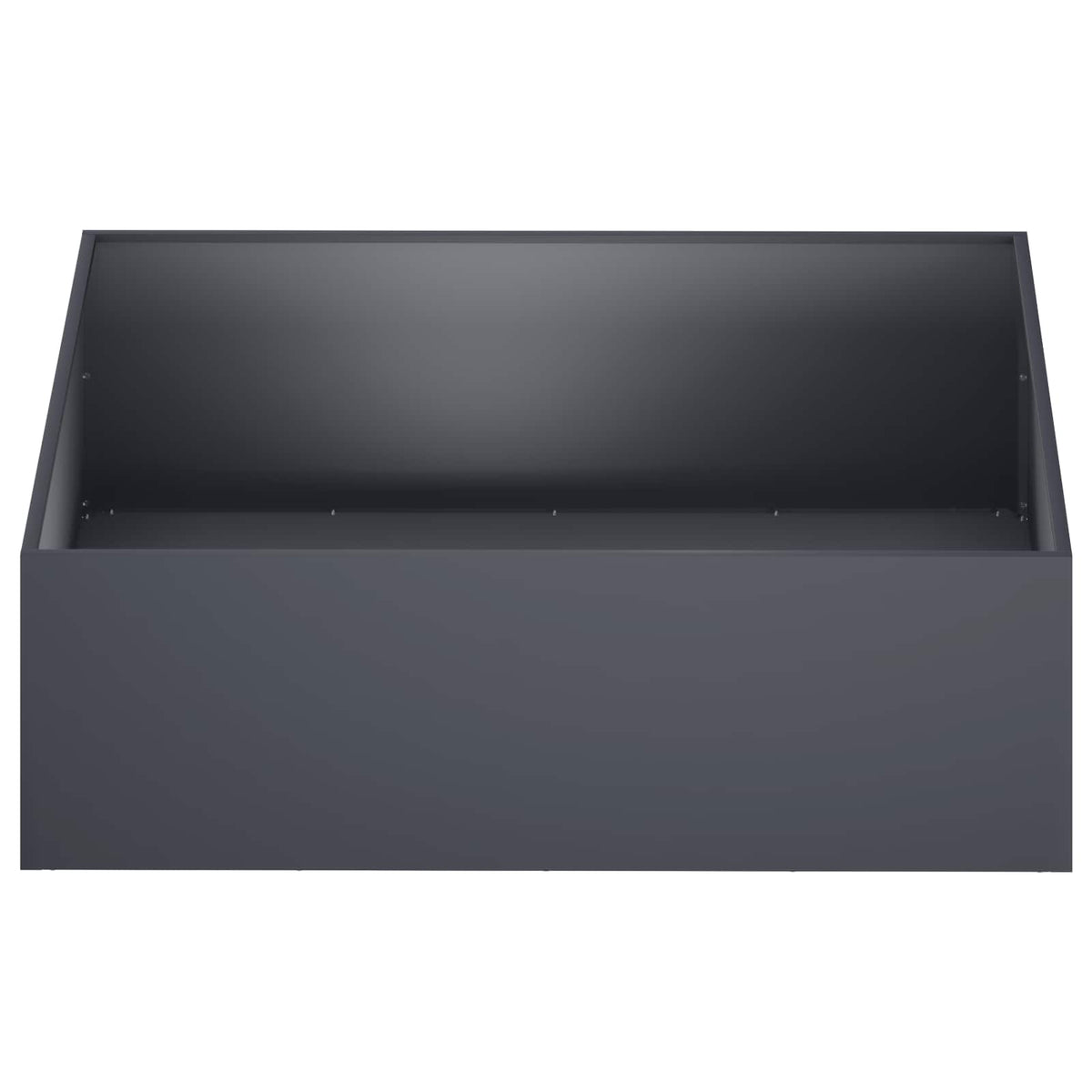 Garden Planter 2 pcs Anthracite 100 x 100 x 30 cm