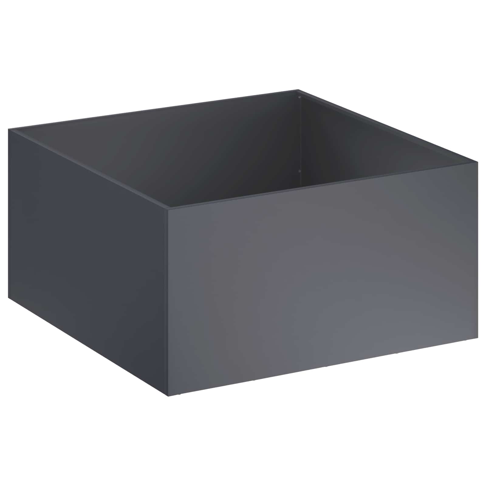 Garden Planter 2 pcs Anthracite 80 x 80 x 40 cm