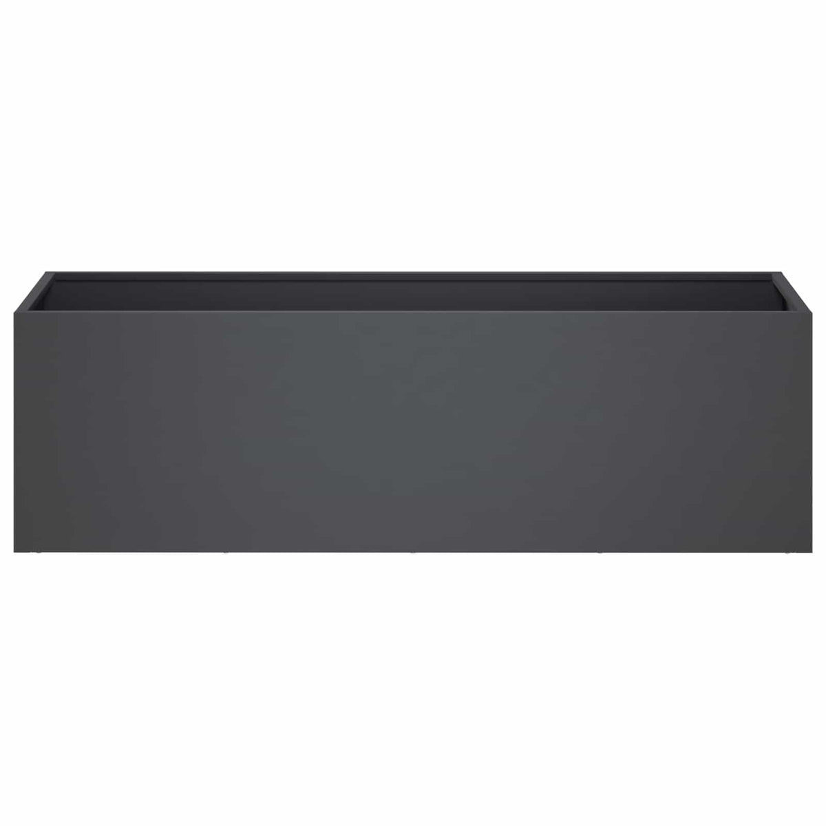 Garden Planter 2 pcs Anthracite 100 x 30 x 30 cm