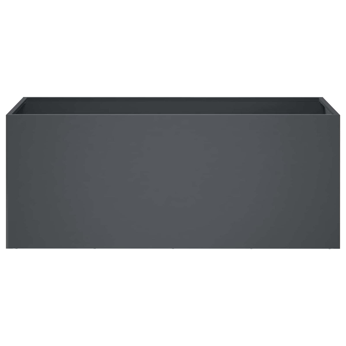 Garden Planter 2 pcs Anthracite 80 x 40 x 40 cm