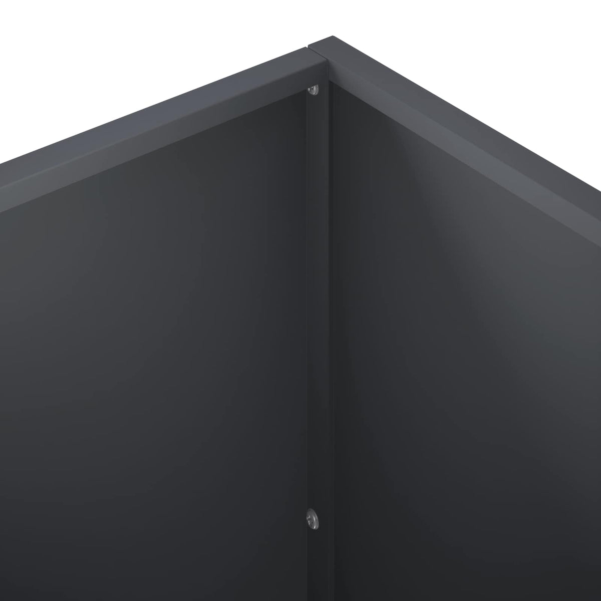 Garden Planter 2 pcs Anthracite 100 x 40 x 40 cm