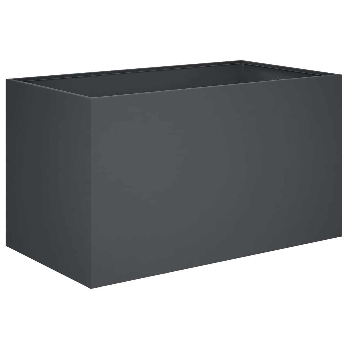 Garden Planter 2 pcs Anthracite 80 x 50 x 50 cm