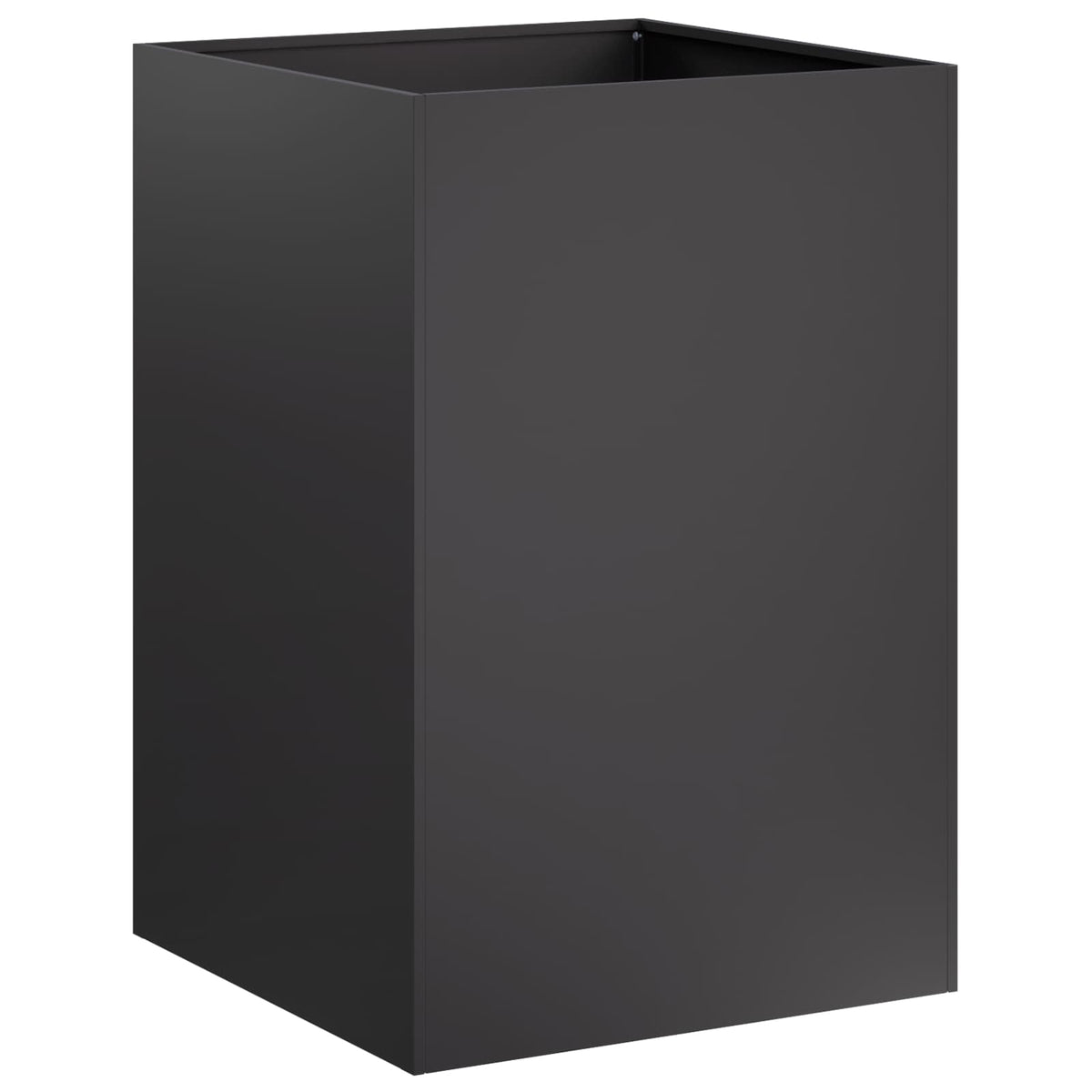 Garden Planter 2 pcs Black 40 x 40 x 75 cm Cold-rolled Steel