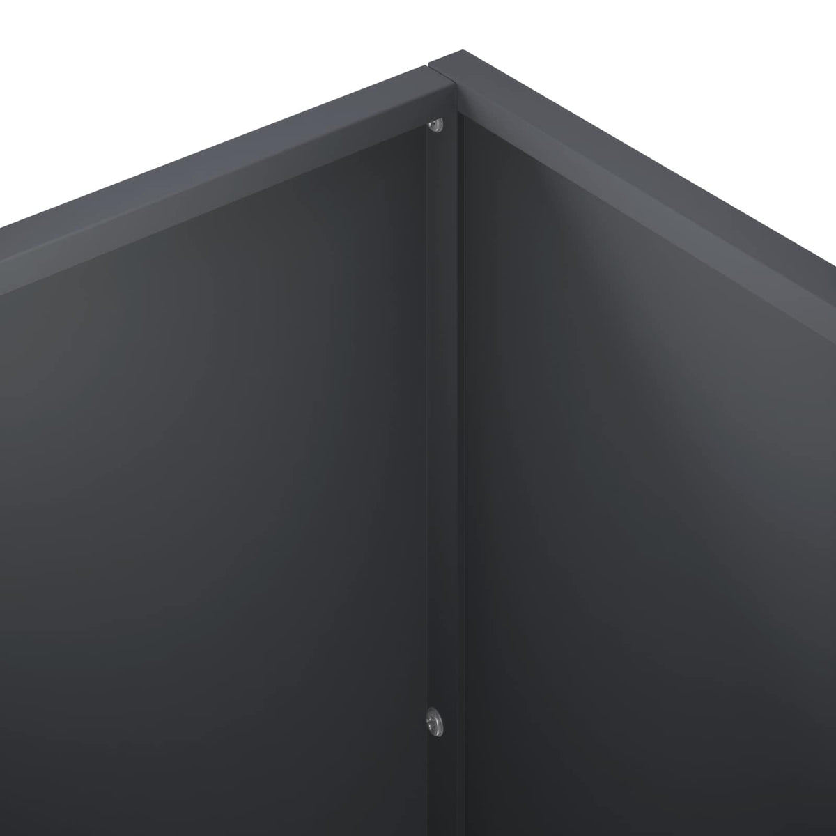 Garden Planter 2 pcs Anthracite 40 x 40 x 75 cm